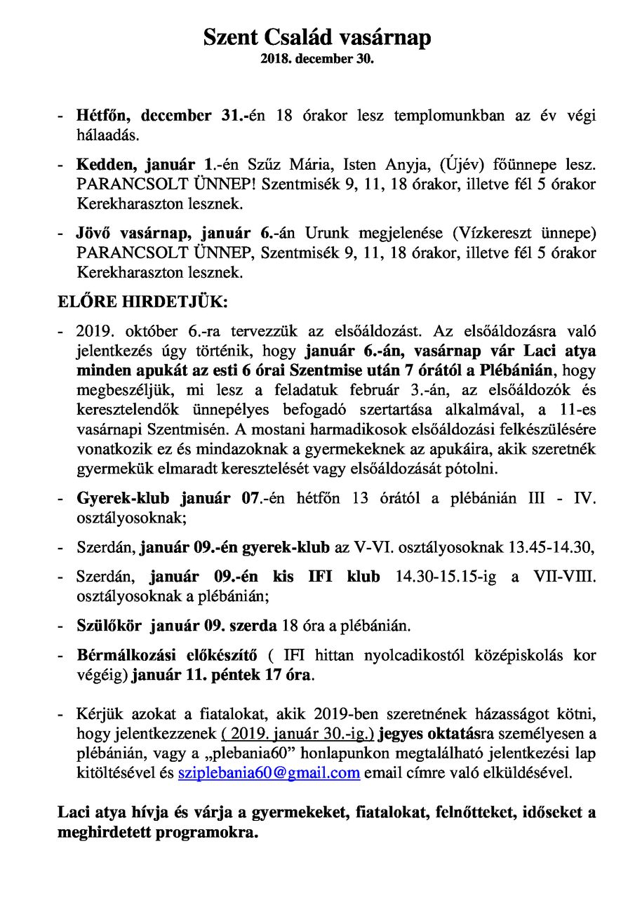 hirlevel20181230szcsv