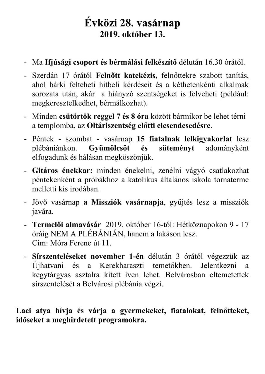 Évközi 28 1