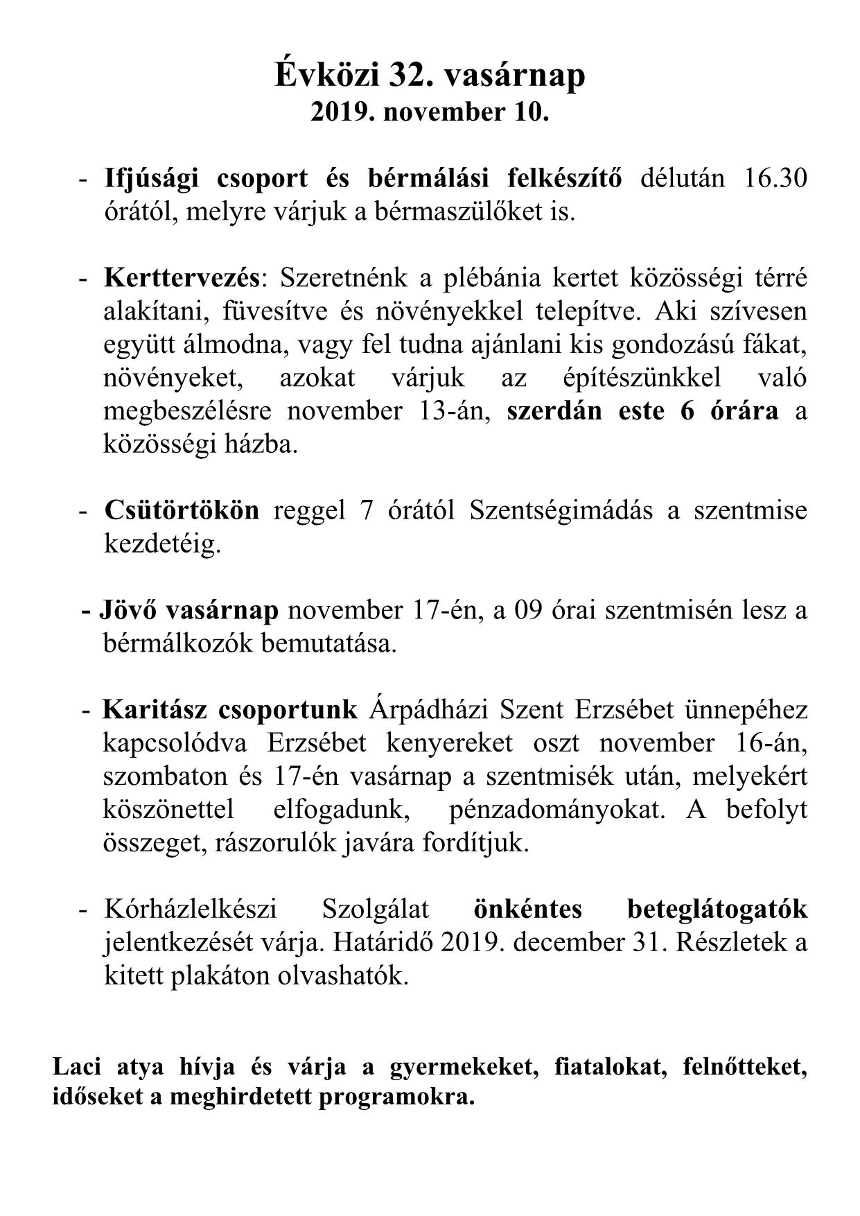 Évközi 32 1