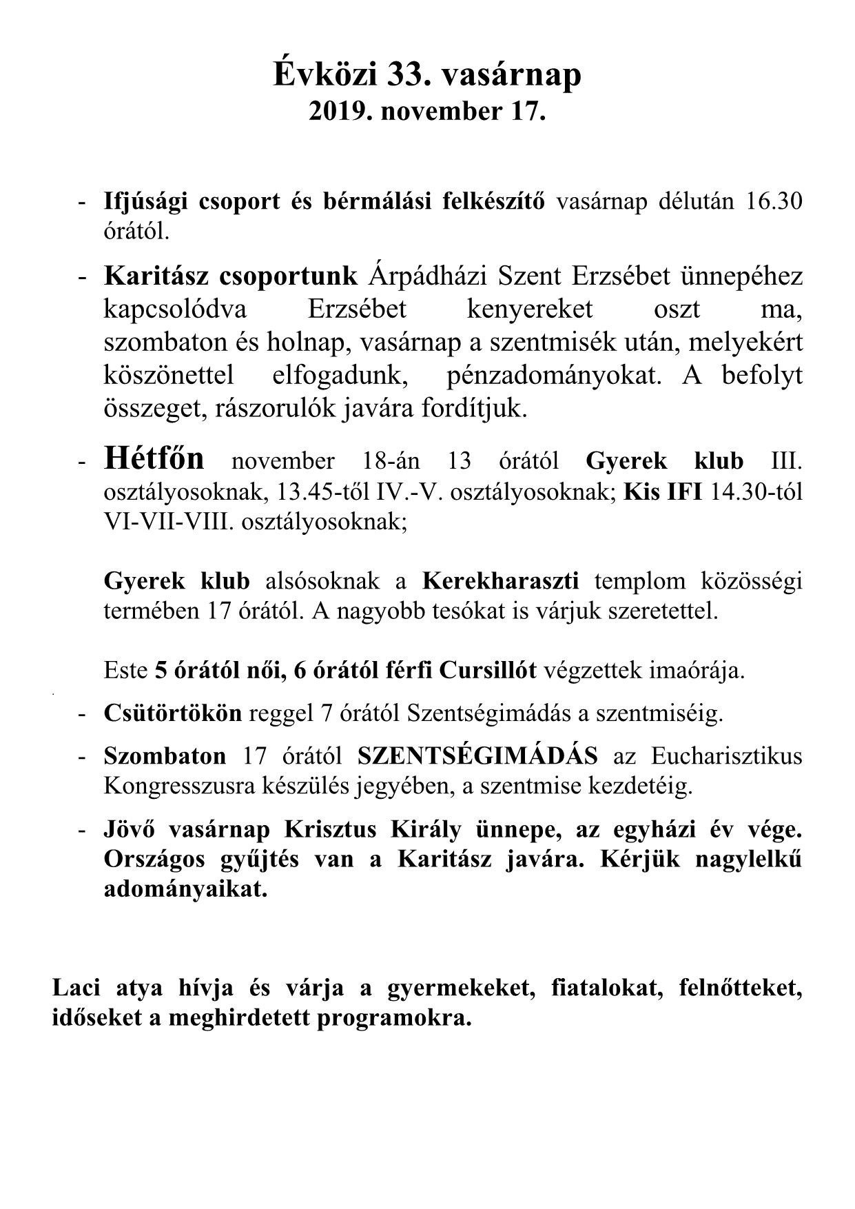 Évközi 33 1