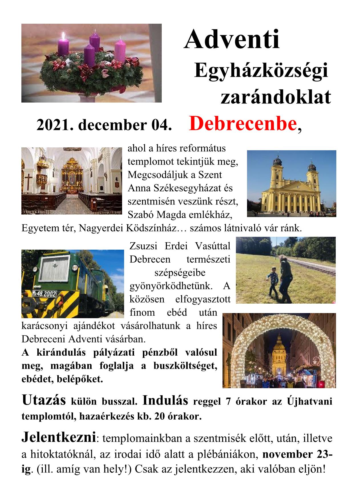 Egyházközségi zarándoklatadventjav 1