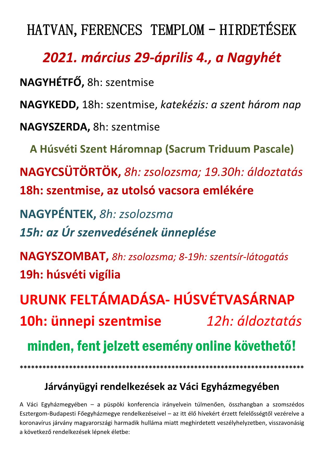 HATVAN FERENCES Nagyhét2021 1