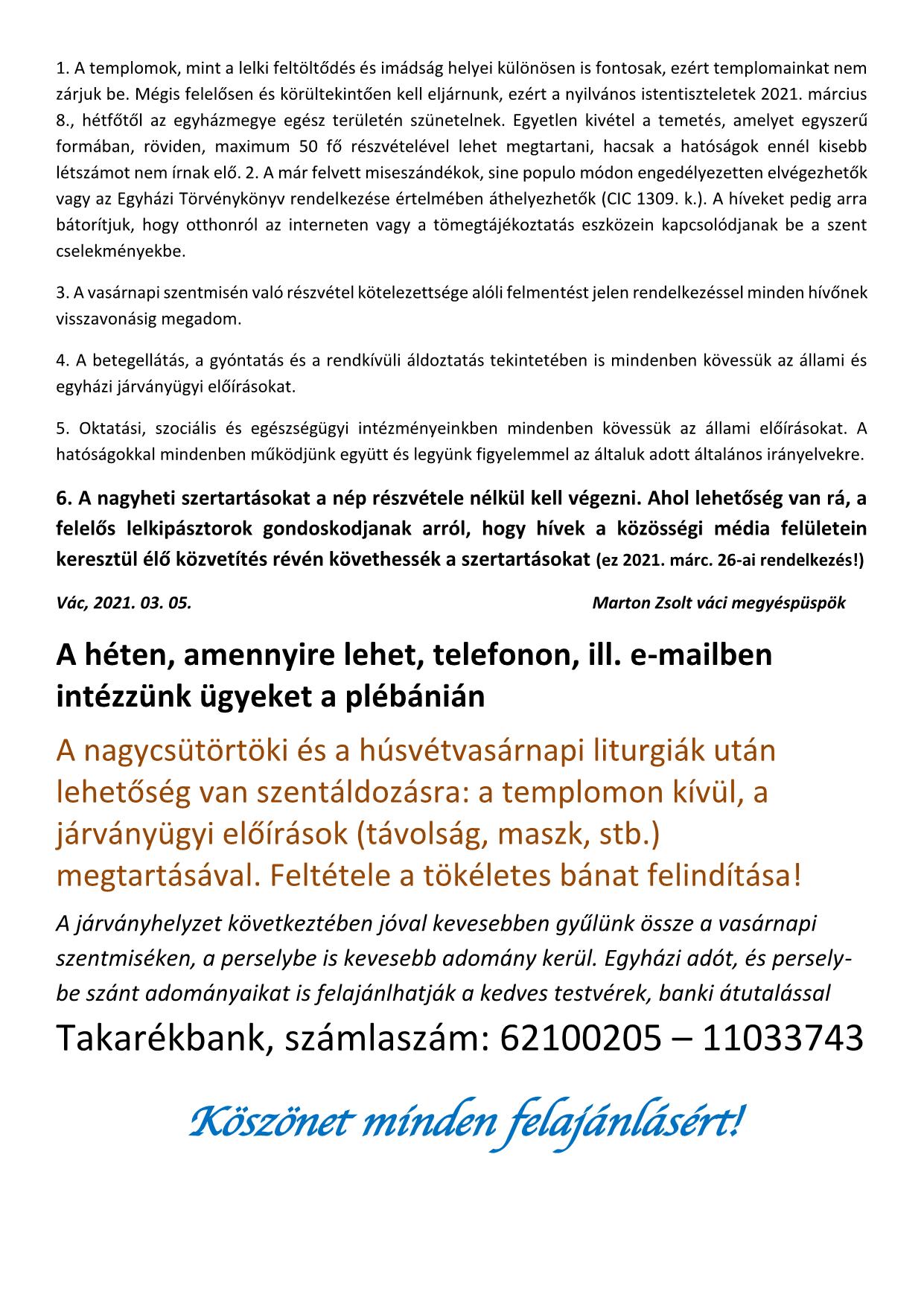 HATVAN FERENCES Nagyhét2021 2