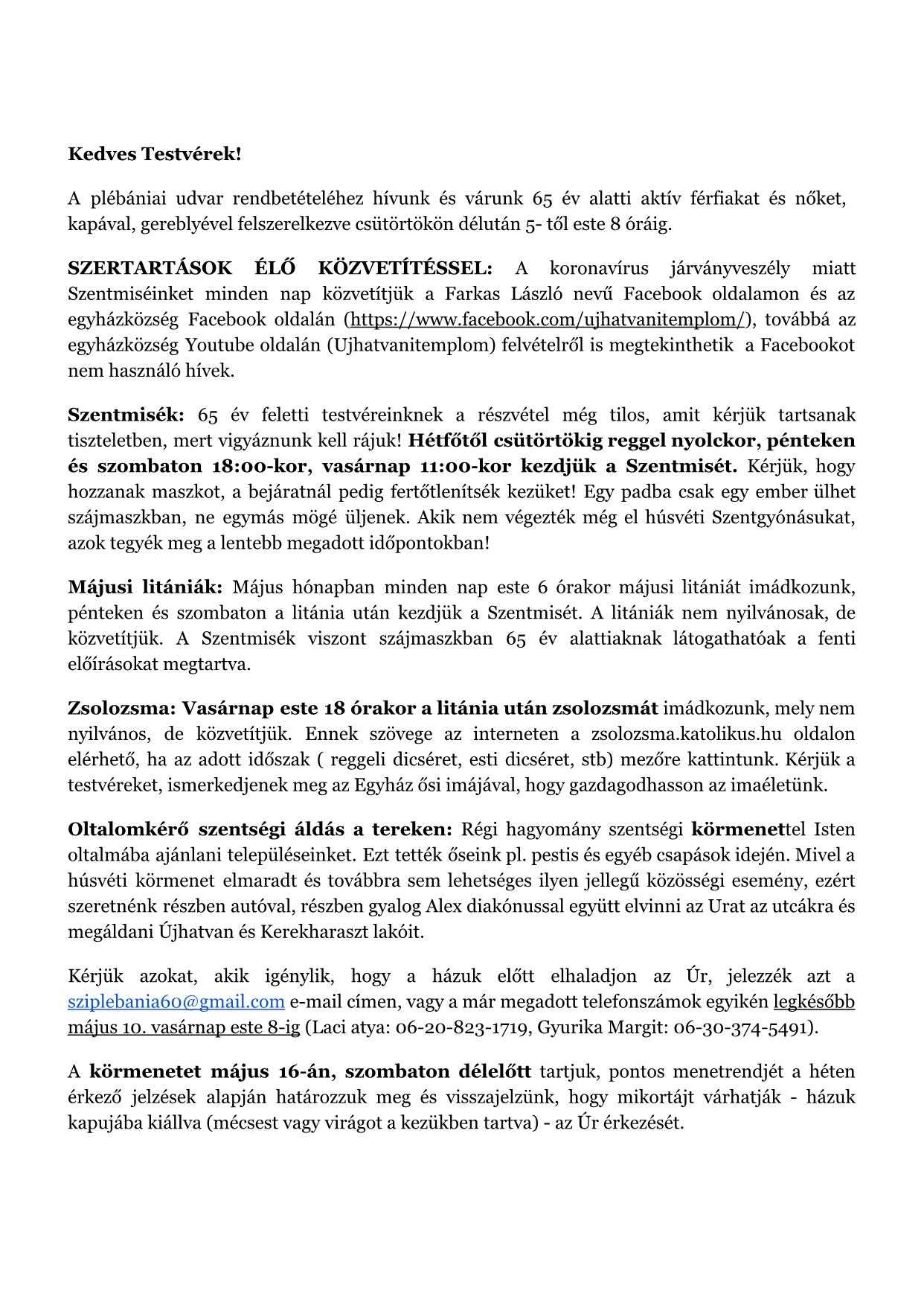 Hirdetés Húsvét5.vasárnapjára2 2 optimized