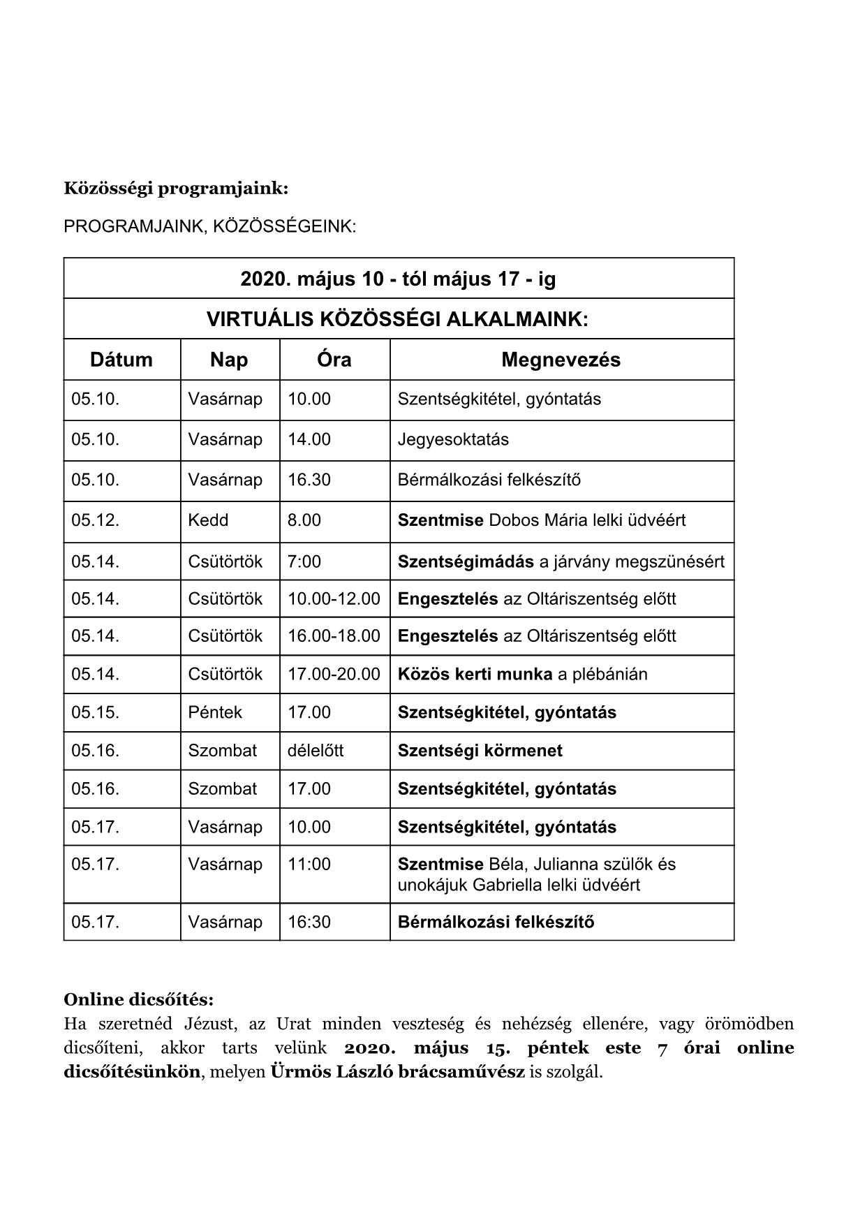 Hirdetés Húsvét5.vasárnapjára2 4 optimized